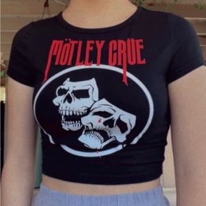 CUSTOM MADE MOTLEY CRUE CROP TOP